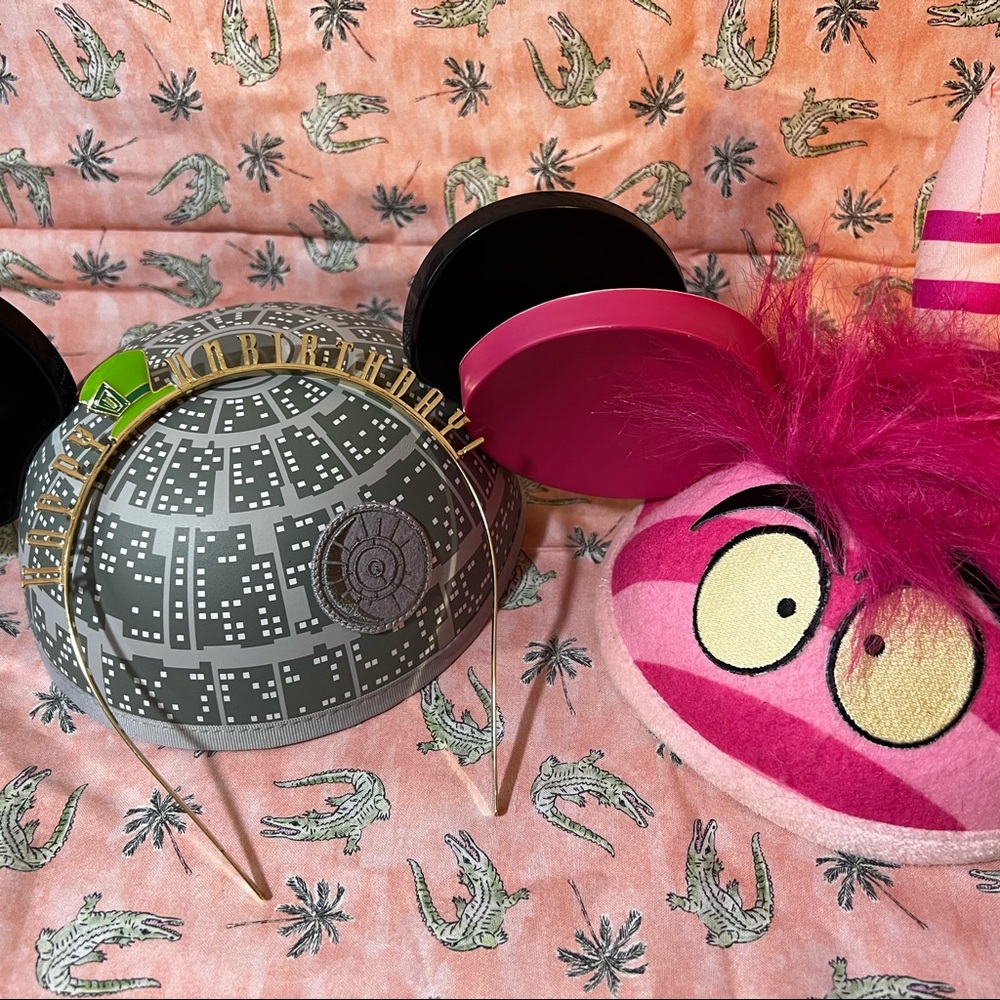 Disney Triple Feature! Mickey Ears and Headband (Alice in Wonderland, Star Wars)